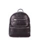 Рюкзак женский кожаный POOLPARTY mini-bckpck-leather-croco-black