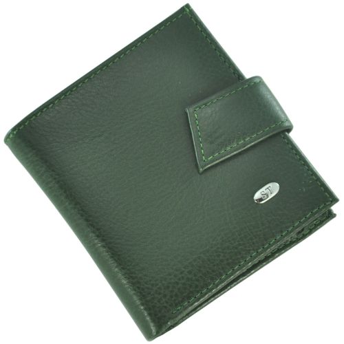 Кожаный кошелек ST430 зеленый