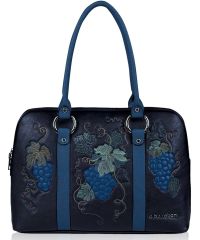 Женская сумка Alba Soboni 141473 черная с синим