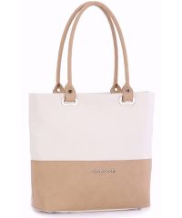 Женская сумка Alba Soboni 160021 белая с бежевым