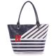Женская сумка Alba Soboni 160053 синяя с белым