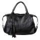 Женская кожаная сумка Барселона черная