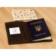 Обложка для паспорта 1.0 Орех (КОЖА) + блокнотик BN-OP-1-o