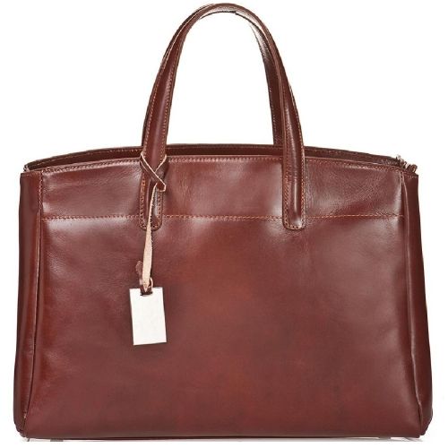 Женская кожаная сумка BC115 коричневая