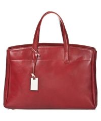 Женская кожаная сумка BC115 красная