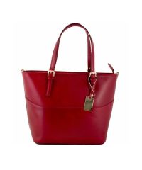 Женская кожаная сумка BC118 красная