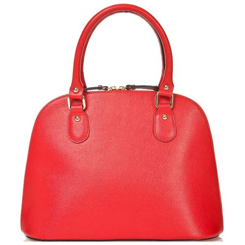 Женская кожаная сумка BC119 красная