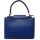 Женская кожаная сумка BC122 синяя