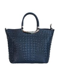 Женская кожаная сумка BC123 синяя