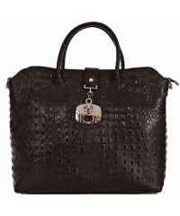 Женская кожаная сумка BC127 черная