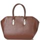 Женская кожаная сумка BC128 коричневая