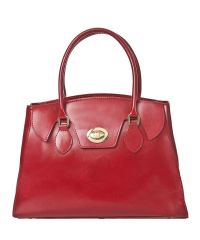 Женская кожаная сумка BC129 красная