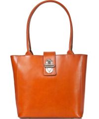 Женская кожаная сумка BC204 рыжая