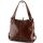 Женская кожаная сумка BC208 коричневая