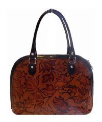 Женская кожаная сумка BC213 коричневая