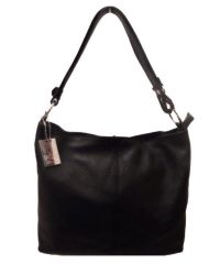 Женская кожаная сумка BC214 черная