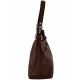 Женская кожаная сумка BC214 коричневая