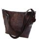 Женская кожаная сумка BC216 шоколадная