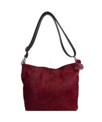 Женская кожаная сумка BC216 красная