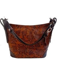 Женская кожаная сумка BC217 коричневая