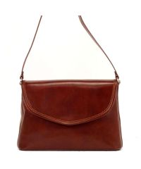 Женская кожаная сумка BC301 коричневая