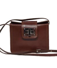 Женская кожаная сумочка BC310 коричневая