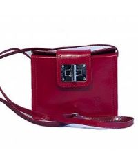 Женская кожаная сумочка BC310 красная