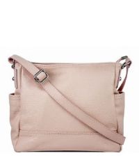Женская кожаная сумка BC318 розовая