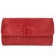 Женская кожаная сумка клатч BC504 красная
