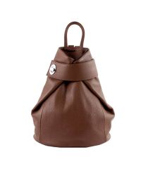 Кожаный рюкзак BC709 коричневый