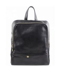 Кожаный рюкзак BC711 черный