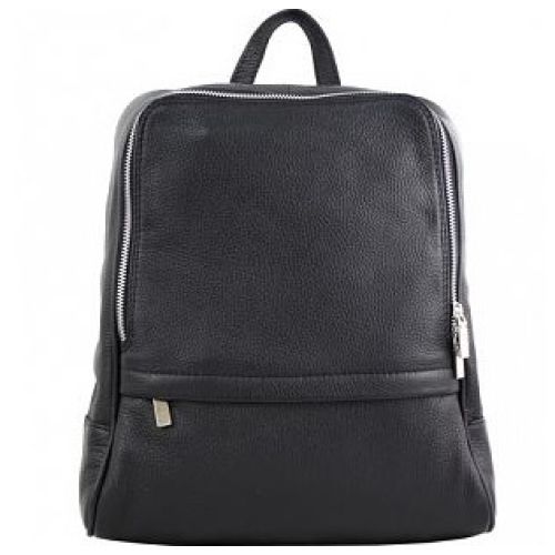 Кожаный рюкзак BC712 черный