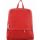 Кожаный рюкзак BC712 красный