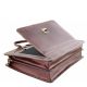 Кожаный портфель BC802 коричневый