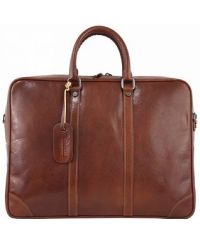 Кожаный портфель BC805 коричневый