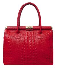 Женская кожаная сумка BC901 красная