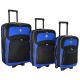Набор чемоданов Bonro Style 3 штуки черно-синий (102462)