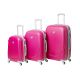 Набор чемоданов Bonro Smile 3 штуки розовый (110230)