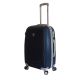 Набор чемоданов Bonro Smile 3 штуки с двойными колесами темно-синий (110071)