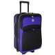 Набор чемоданов Bonro Style 3 штуки черно-фиолетовый (102464)