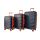 Набор чемоданов Bonro Next 3 штуки темно-синий (110294)