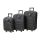 Набор чемоданов Bonro Lux 3 штуки серый (110191)