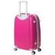 Набор чемоданов Bonro Smile 3 штуки с двойными колесами малиновый (110210)