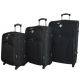 Набор чемоданов Bonro Tourist 3 штуки черный (110245)