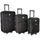 Набор чемоданов Bonro Style 3 штуки черный (102460)