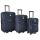 Набор чемоданов Bonro Style 3 штуки синий (102461)