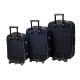 Набор чемоданов Bonro Lux 3 штуки темно-синий (102407)