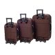 Набор чемоданов Bonro Lux 3 штуки coffee (102401)