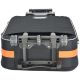 Набор чемоданов Bonro Style 3 штуки черно-оранжевый (102466)