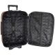 Набор чемоданов Bonro Style 3 штуки черно-темно фиолетовый (110113)